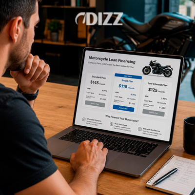 Compare affordable motorcycle loan financing